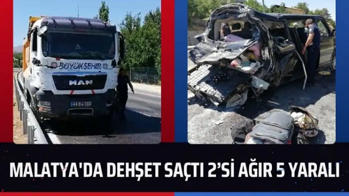 Malatya'da dehşet saçtı 2´si ağır 5 yaralı