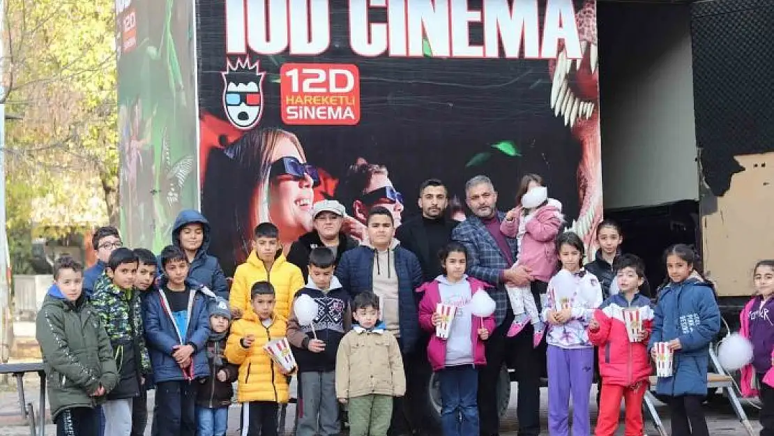 'Malatya´da depremzede çocuklara 10 D sinema etkinliği'