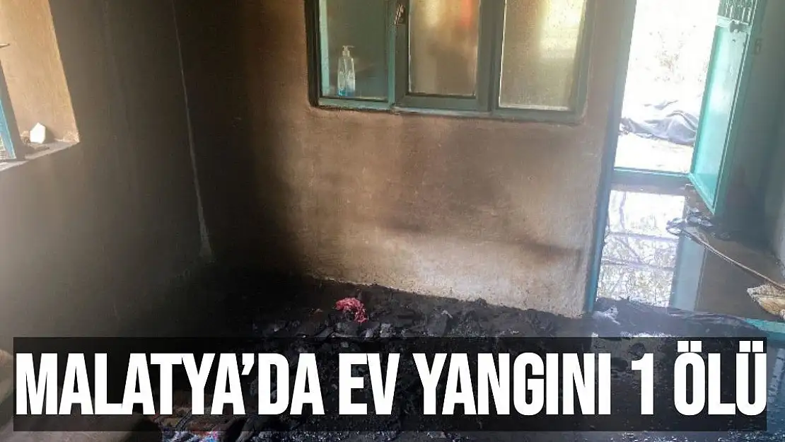 Malatya´da ev yangını