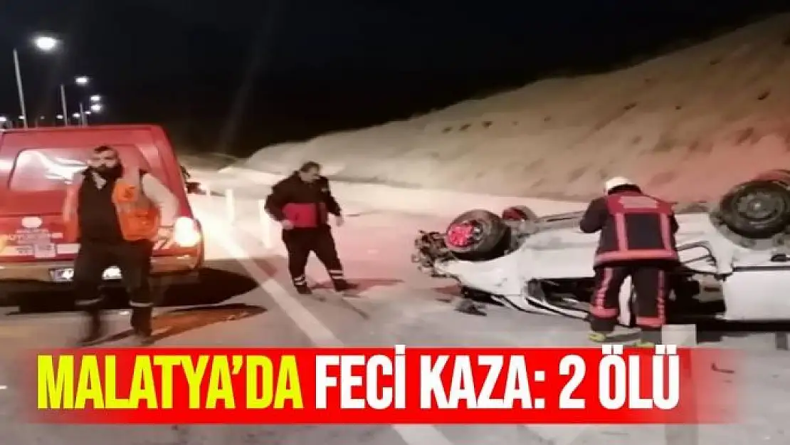 Malatya´da feci kaza: 2 ölü