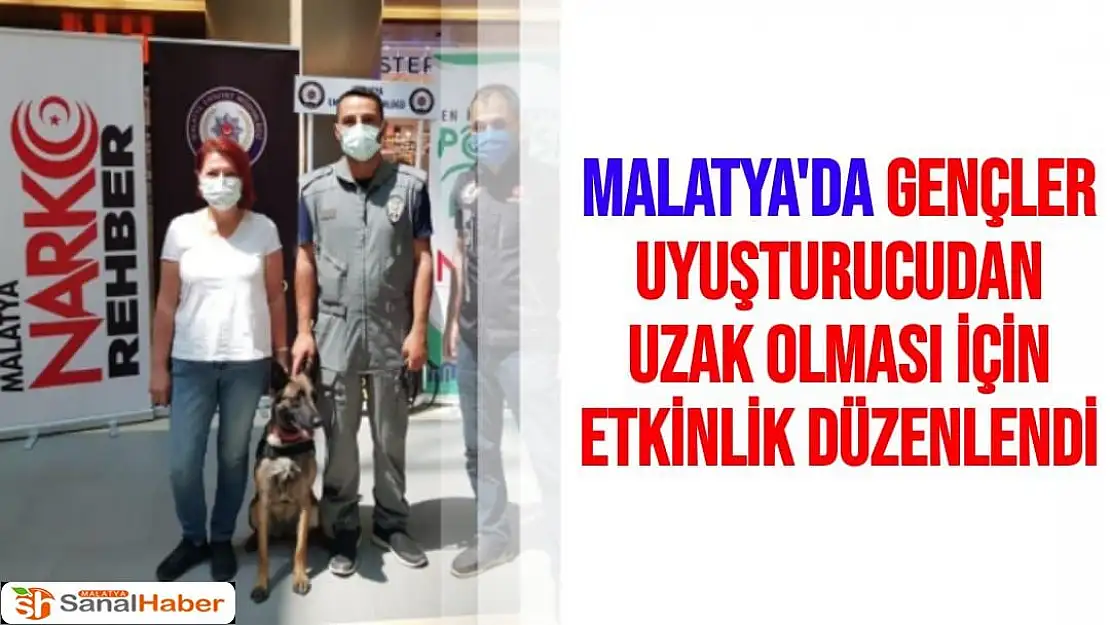 Malatya´da gençler uyuşturucudan uzak olması için etkinlik düzenlendi