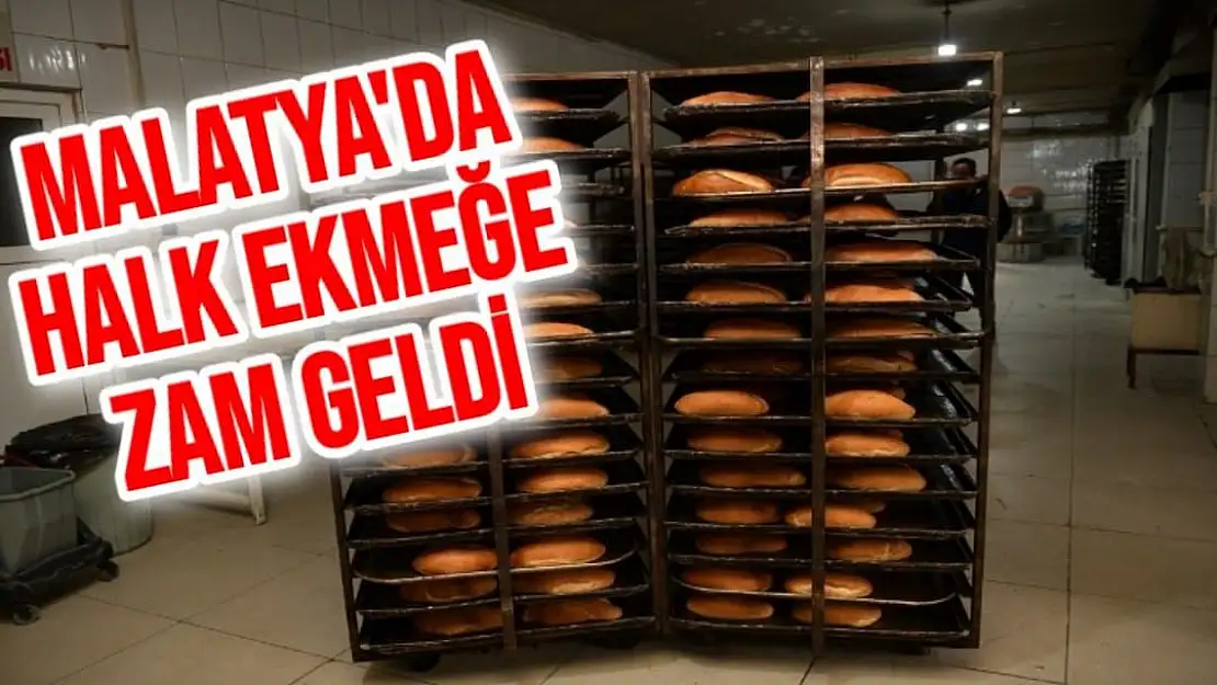 Malatya'da Halk ekmeğe zam geldi