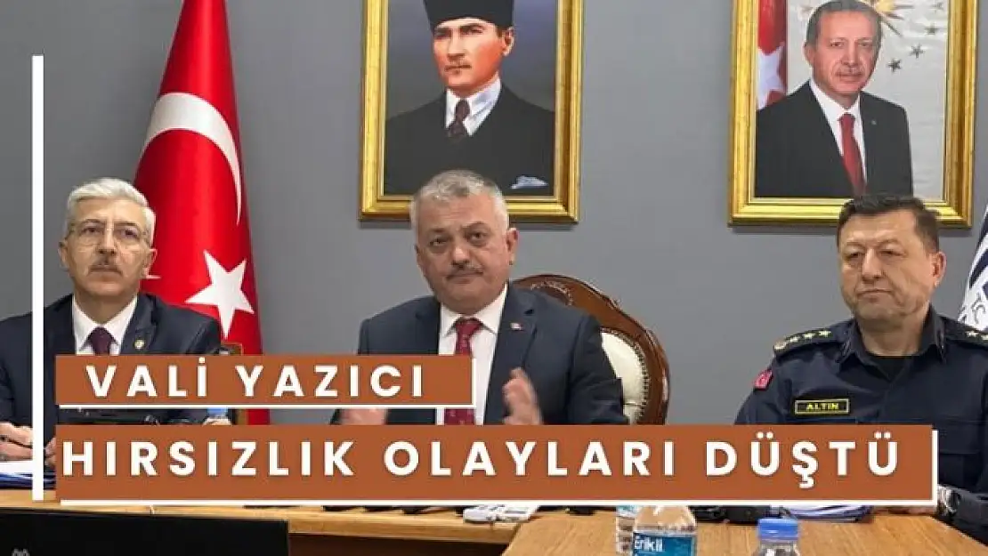 Malatya'da hırsızlık olayları düştü