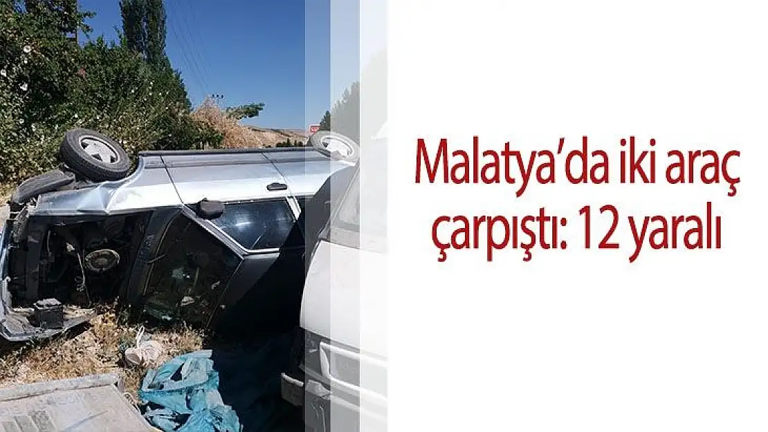 Malatya´da iki araç çarpıştı