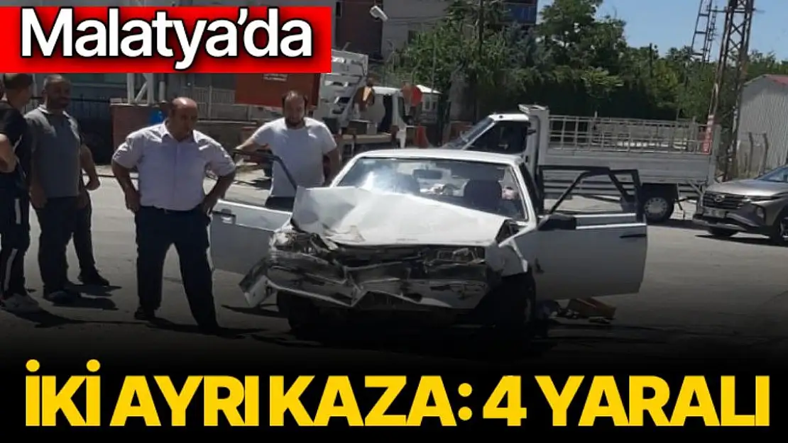 Malatya´da iki ayrı kaza