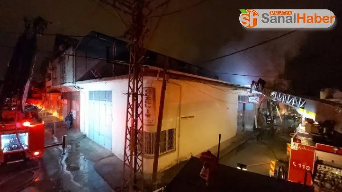 Malatya'da korkutan yangın