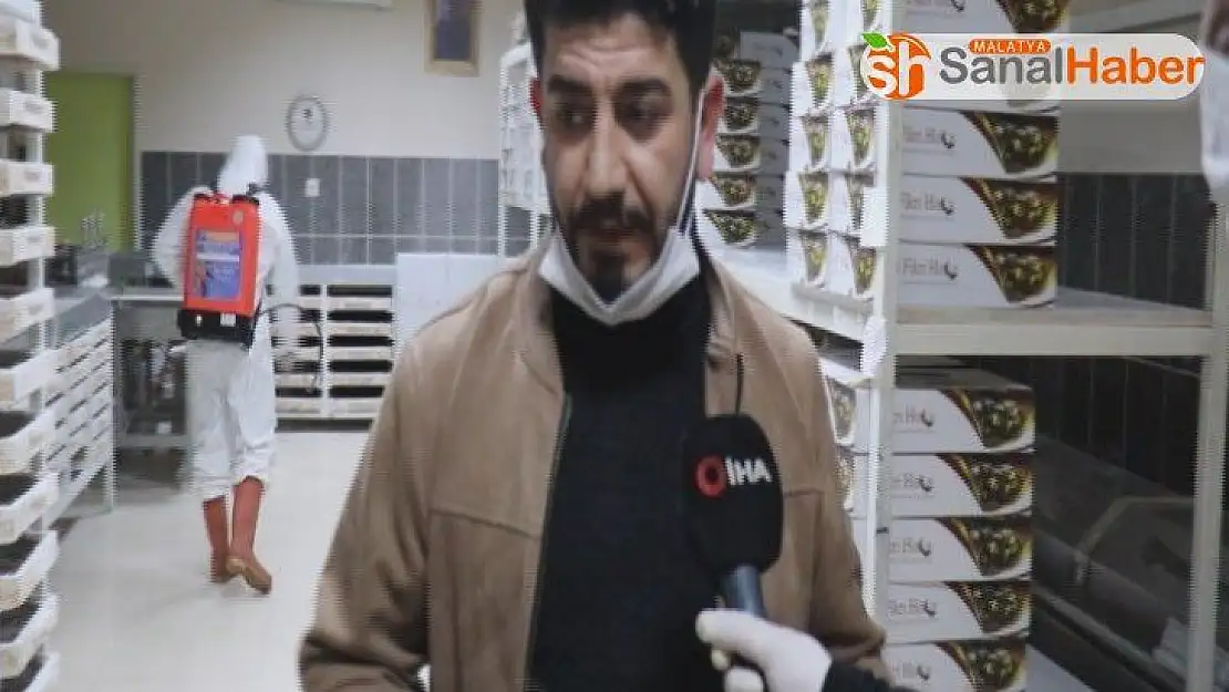 Malatya'da iş yerleri de dezenfekte ediliyor