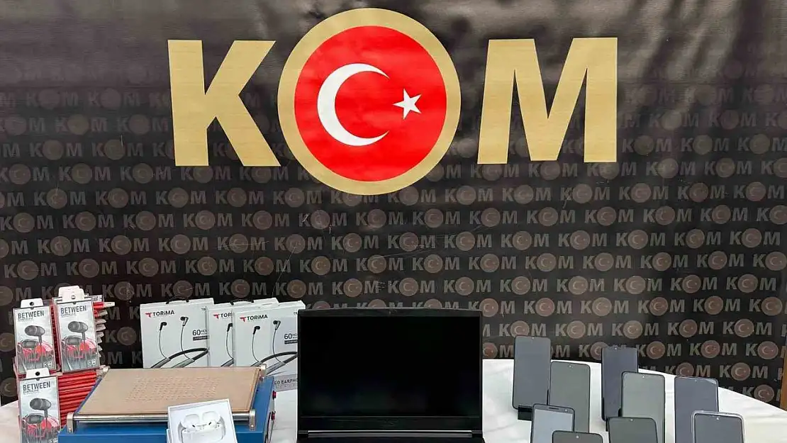 Malatya'da kaçak elektronik ve tütün operasyonu