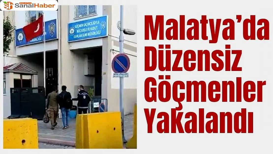 Malatya´da kamyonet kasasında düzensiz göçmenler yakalandı