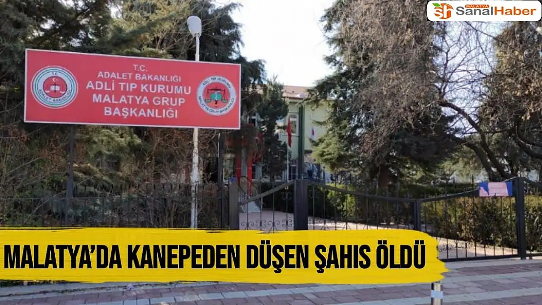 Malatya´da Kanepeden düşen şahıs öldü