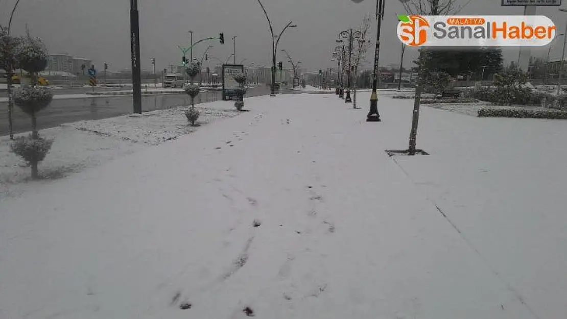 Malatya'da kar yağışı