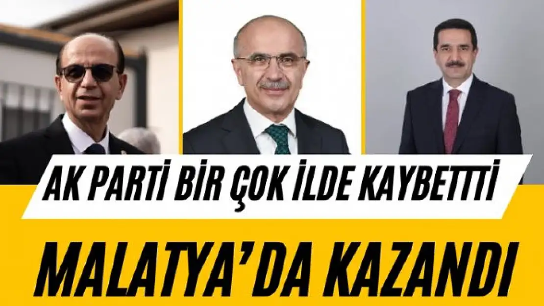 Malatya´da kazandı