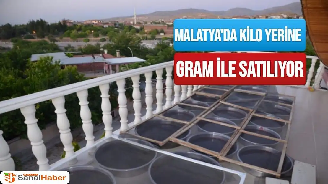 Malatya'da kilo yerine gram ile satılıyor