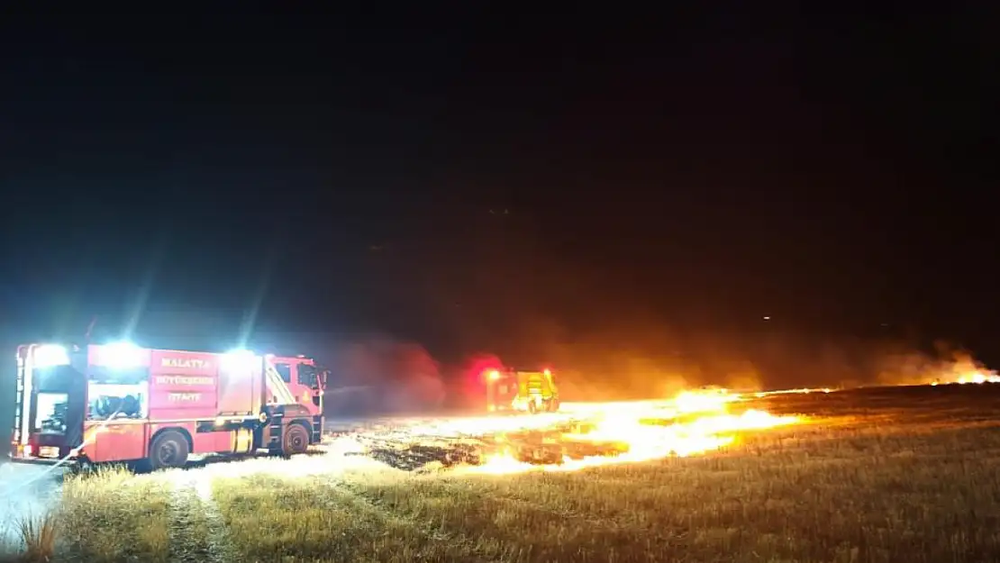 Malatya'da korkutan yangılar