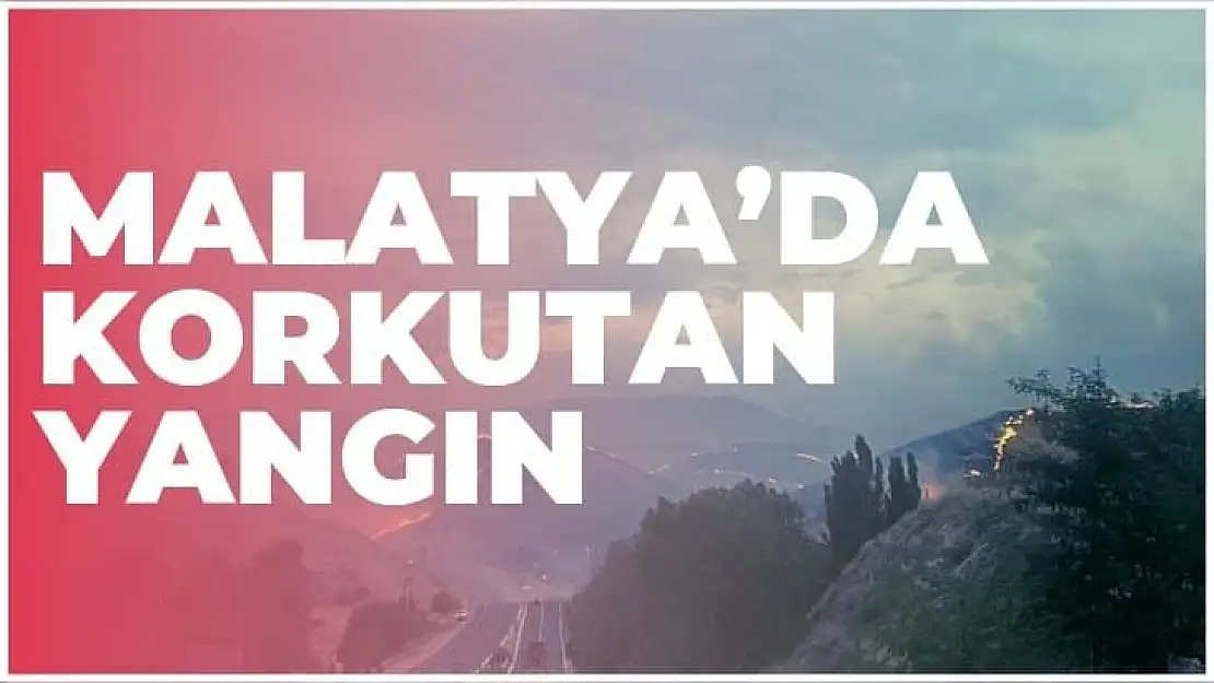 Malatya´da korkutan yangın