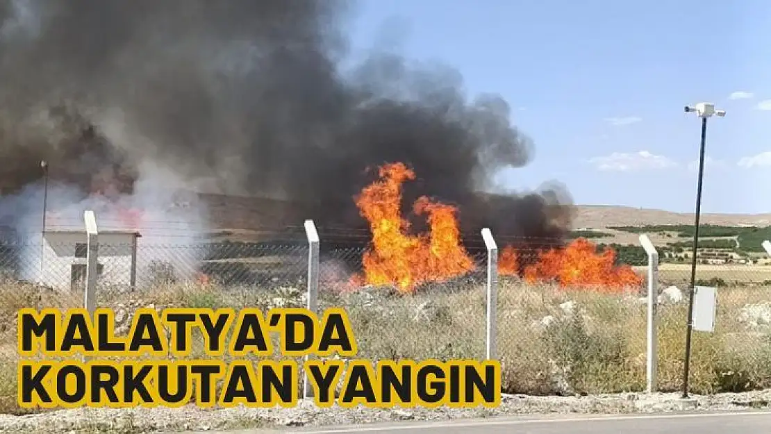 Malatya'da korkutan yangın