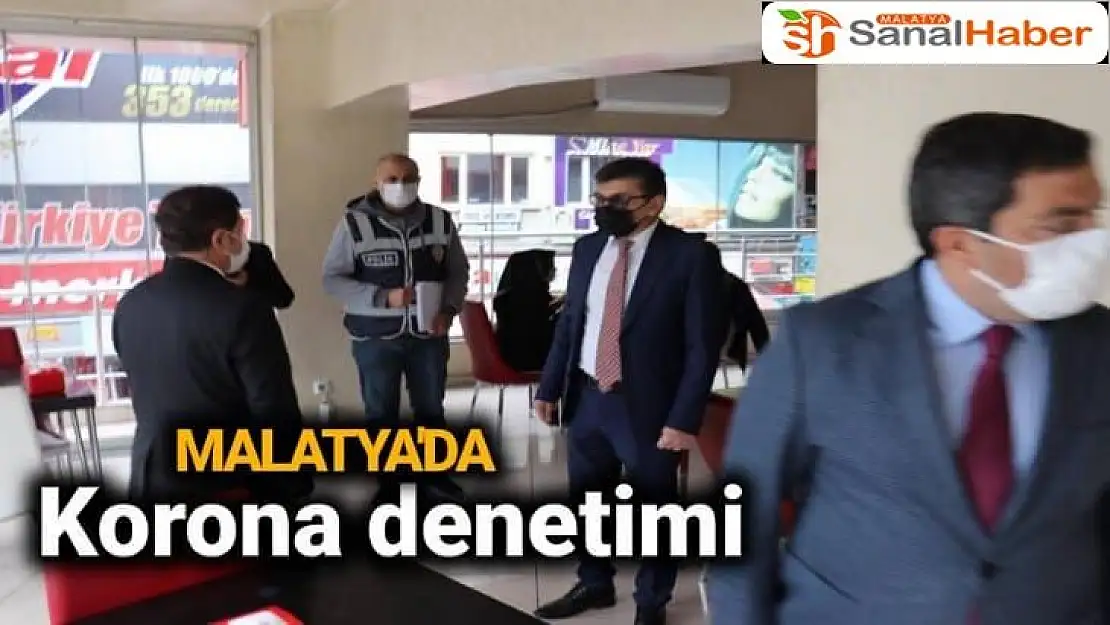 Malatya´da korona denetimi