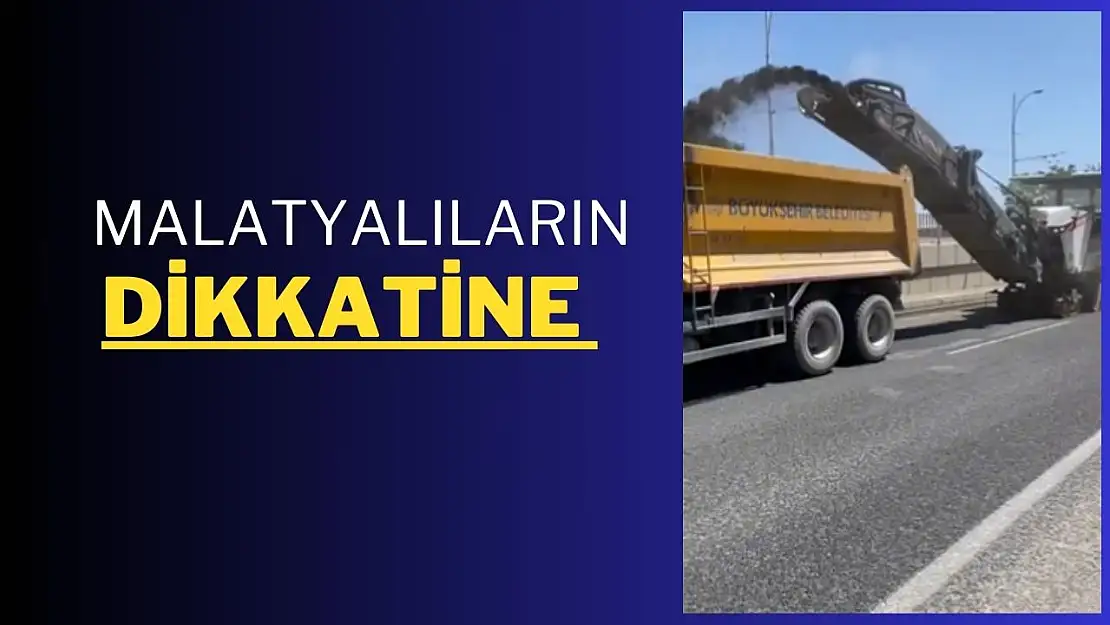 Malatya'da o yol 4 gün kapalı