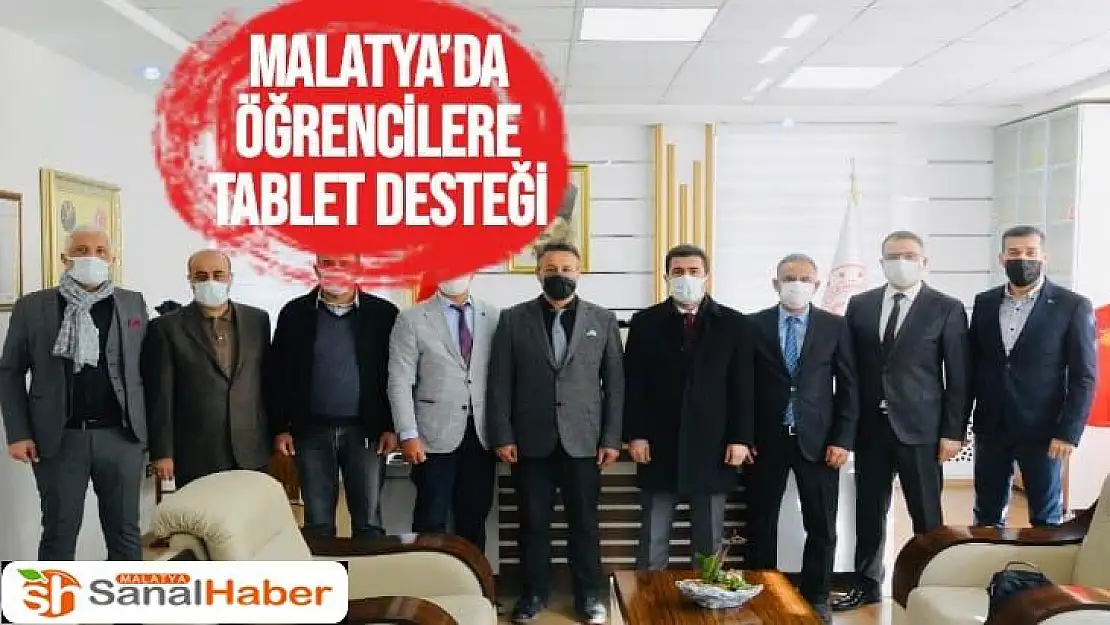 Malatya´da öğrencilere tablet desteği