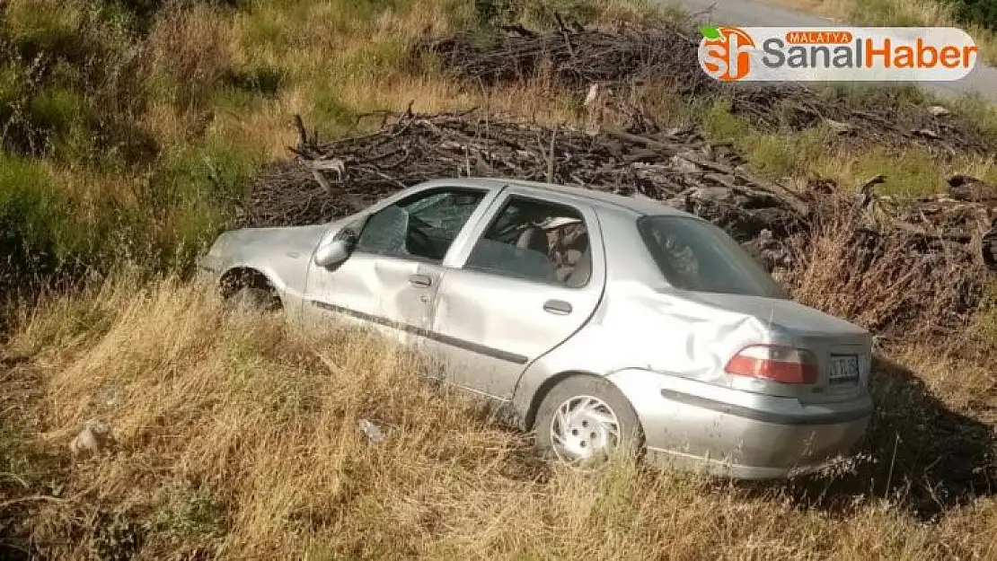 Malatya'da otomobil takla attı 4 yaralı