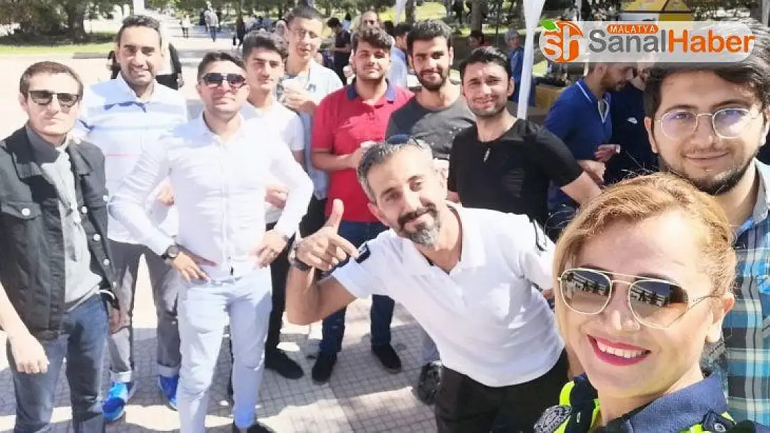 Malatya'da polislerden, 'el ele güvenli geleceğe' projesi