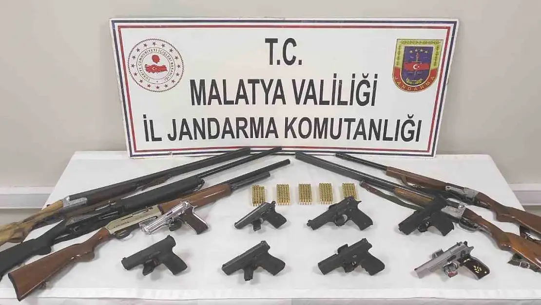 Malatya'da ruhsatsız silah ticareti operasyonu