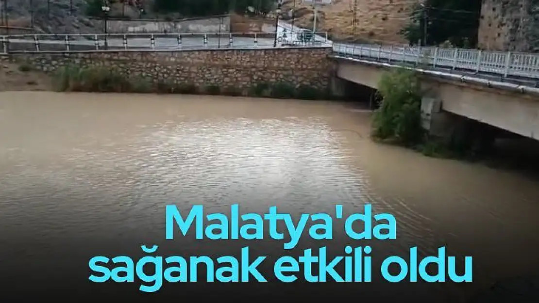 Malatya'da sağanak etkili oldu