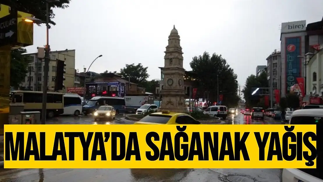 Malatya´da sağanak yağış