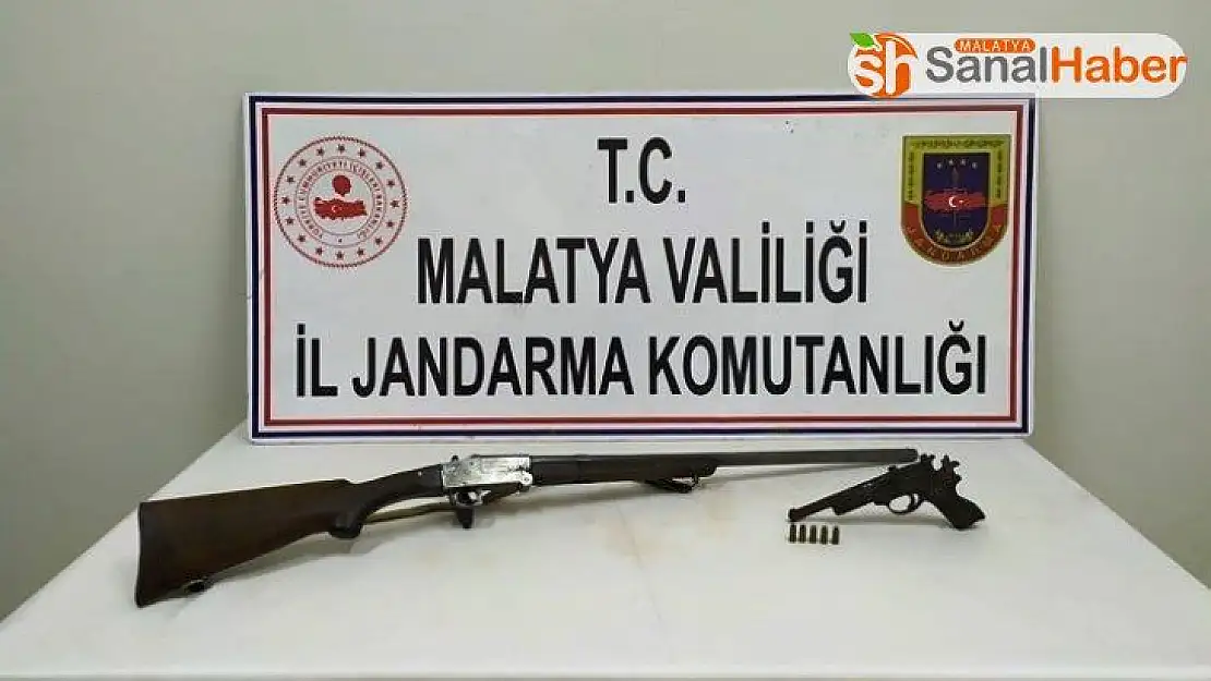 Malatya'da silah kaçakçılığı