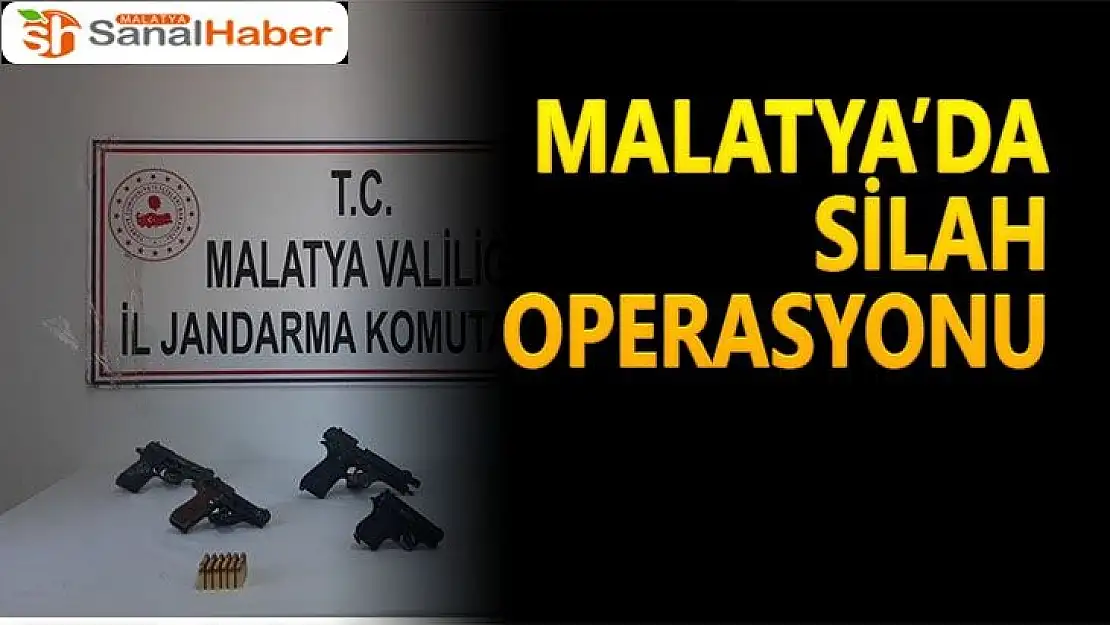 Malatya´da silah operasyonu