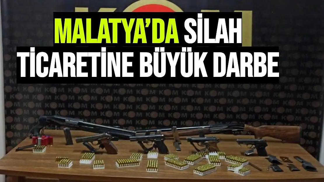 Malatya´da silah ticaretine büyük darbe