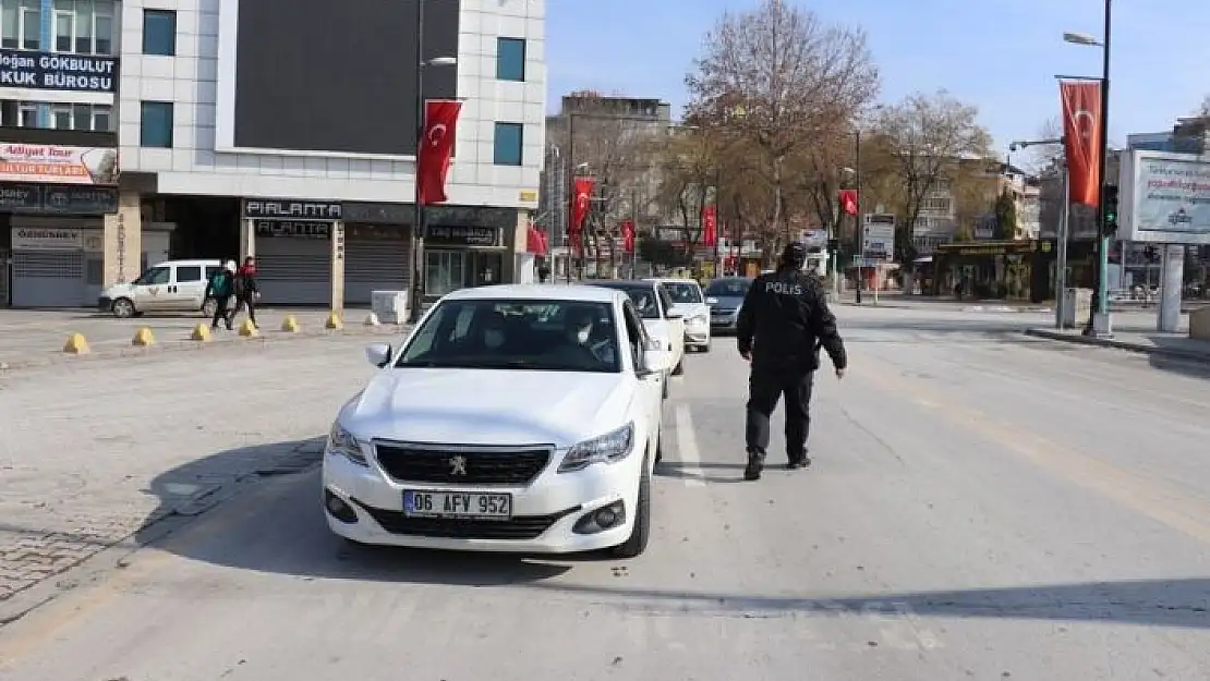 'Malatya´da sokağa çıkma kısıtlamasına uyuluyor'