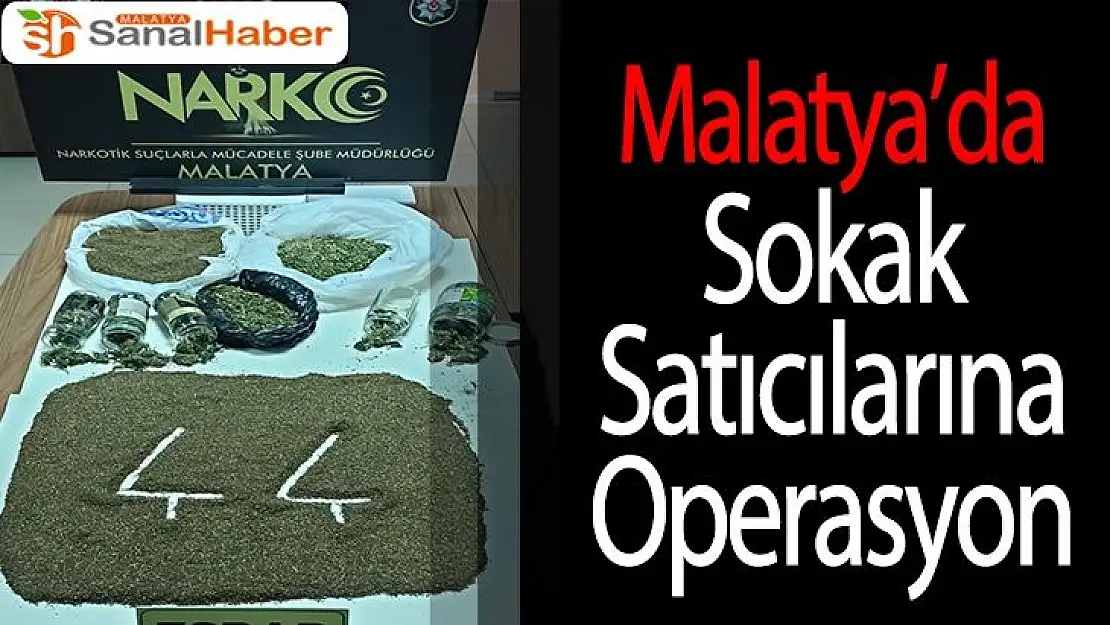 Malatya´da Sokak satıcılarına operasyon