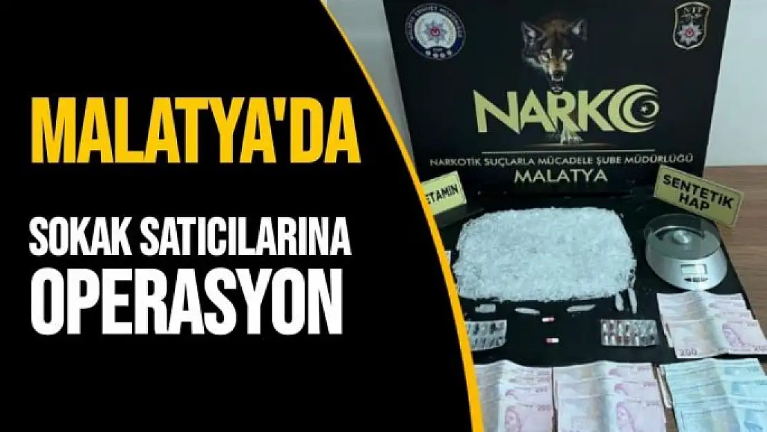 Malatya'da Sokak satıcılarına operasyon