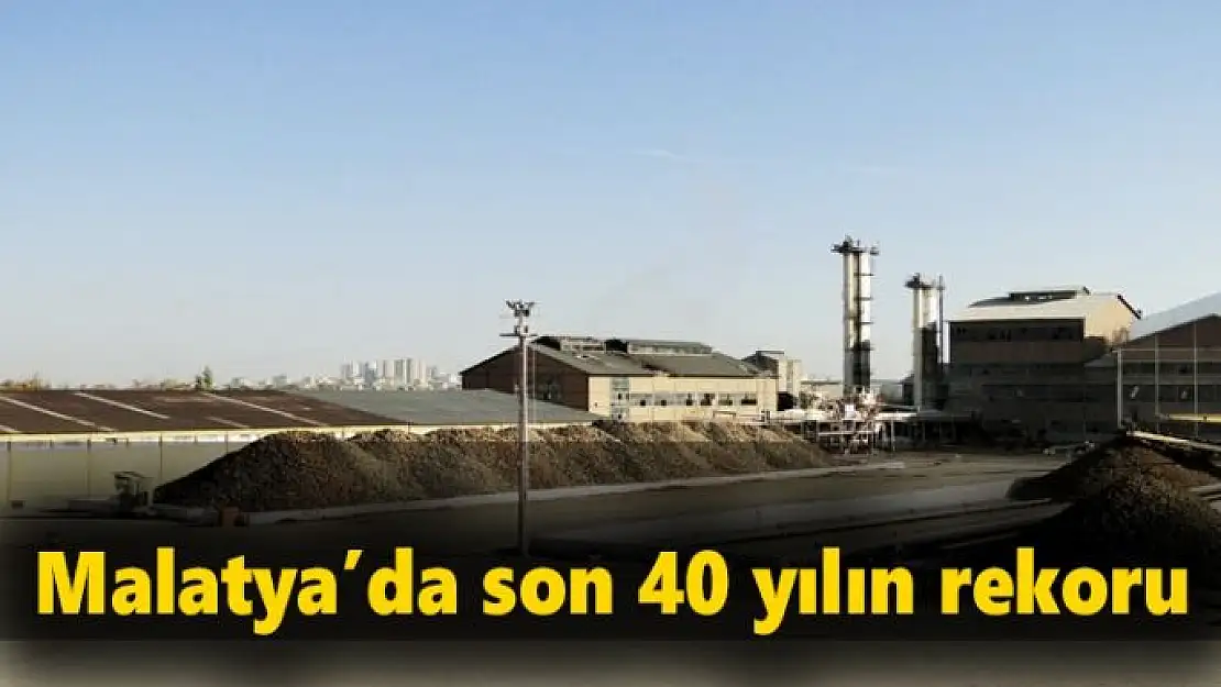 Malatya´da son 40 yılın rekoru