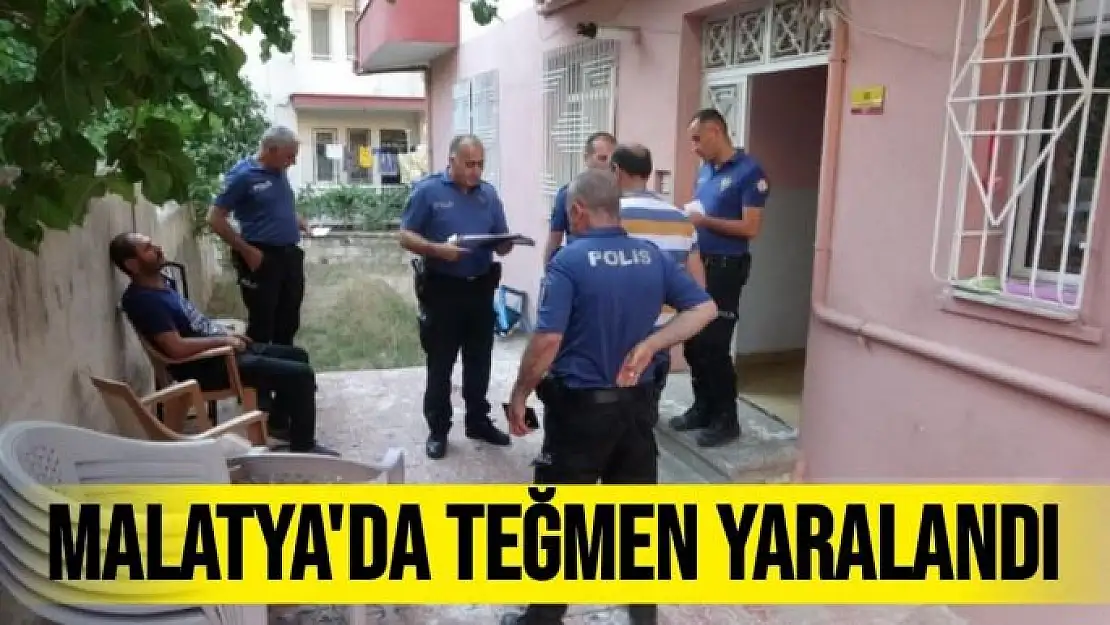 Malatya'da teğmen yaralandı