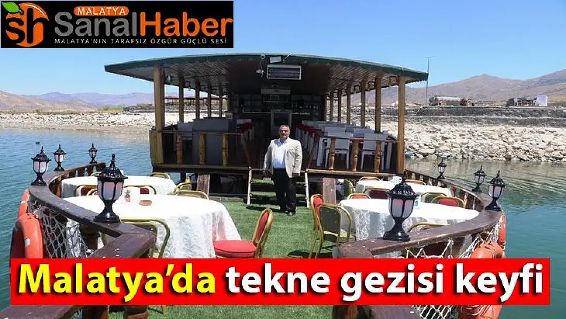 Malatya´da tekne gezisi keyfi