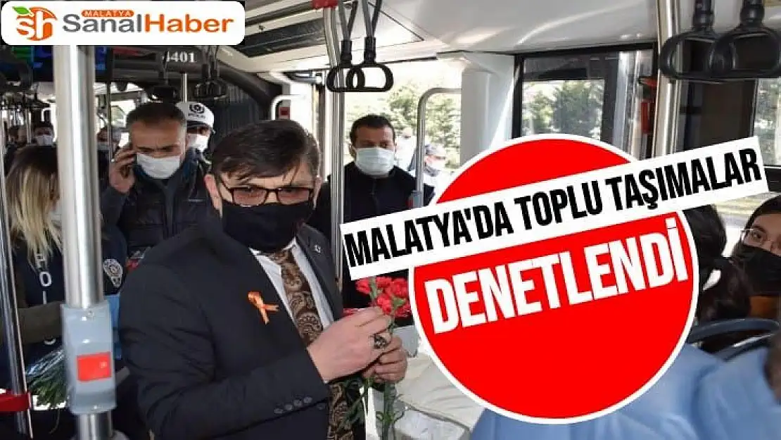 Malatya´da toplu taşımalar denetlendi