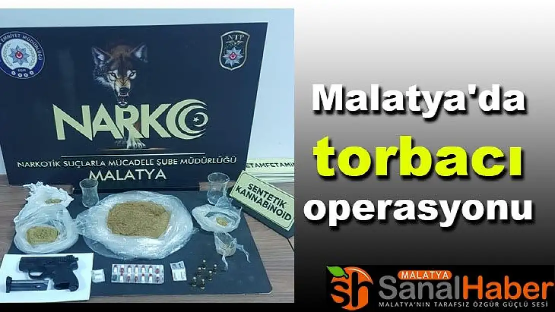 Malatya'da torbacı operasyonu