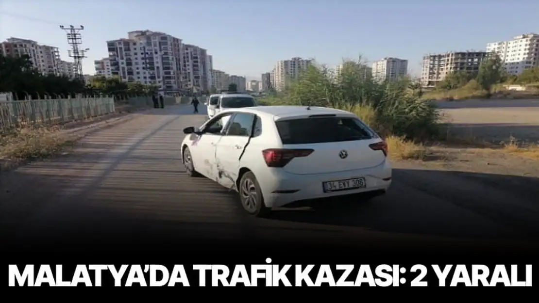 Malatya´da trafik kazası: 2 yaralı