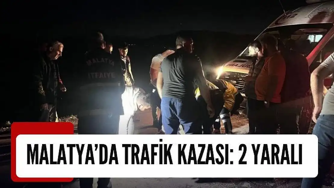 Malatya'da trafik kazası: 2 yaralı