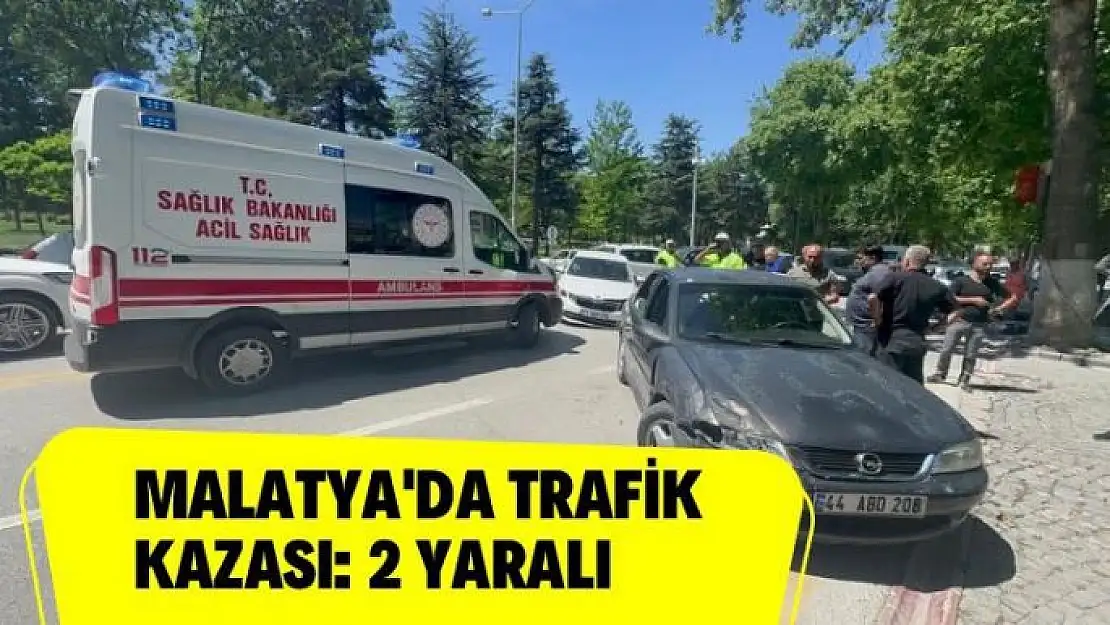 Malatya'da trafik kazası: 2 yaralı