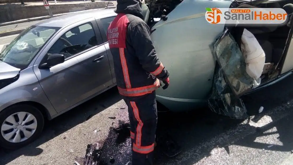 Malatya'da trafik kazası: 2 yaralı