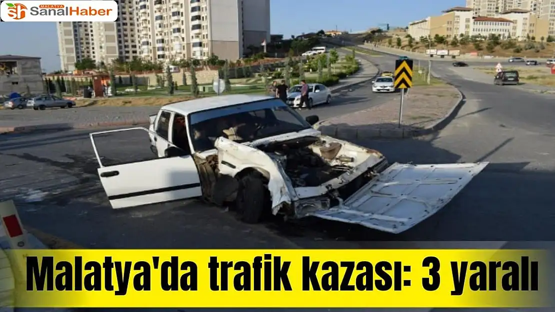 Malatya´da trafik kazası: 3 yaralı