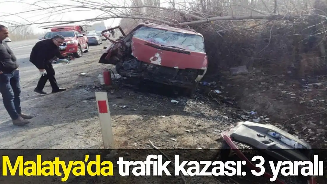 Malatya´da trafik kazası: 3 yaralı