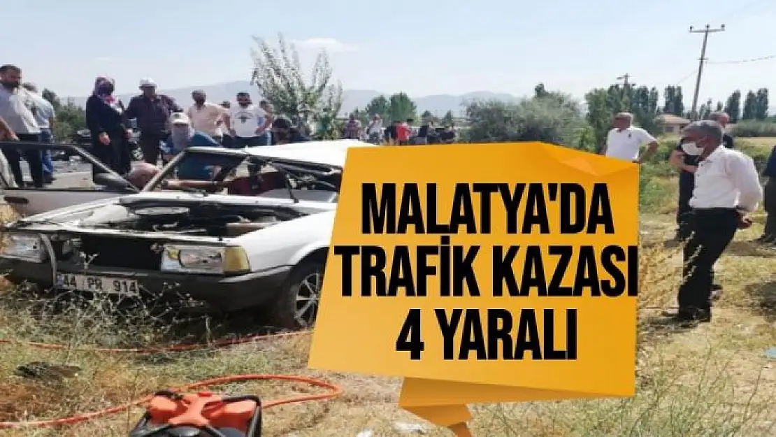 Malatya´da trafik kazası: 4 yaralı