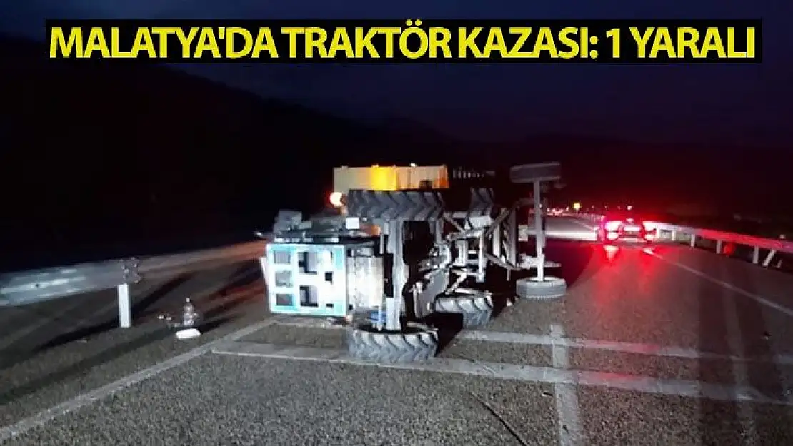 Malatya´da traktör kazası