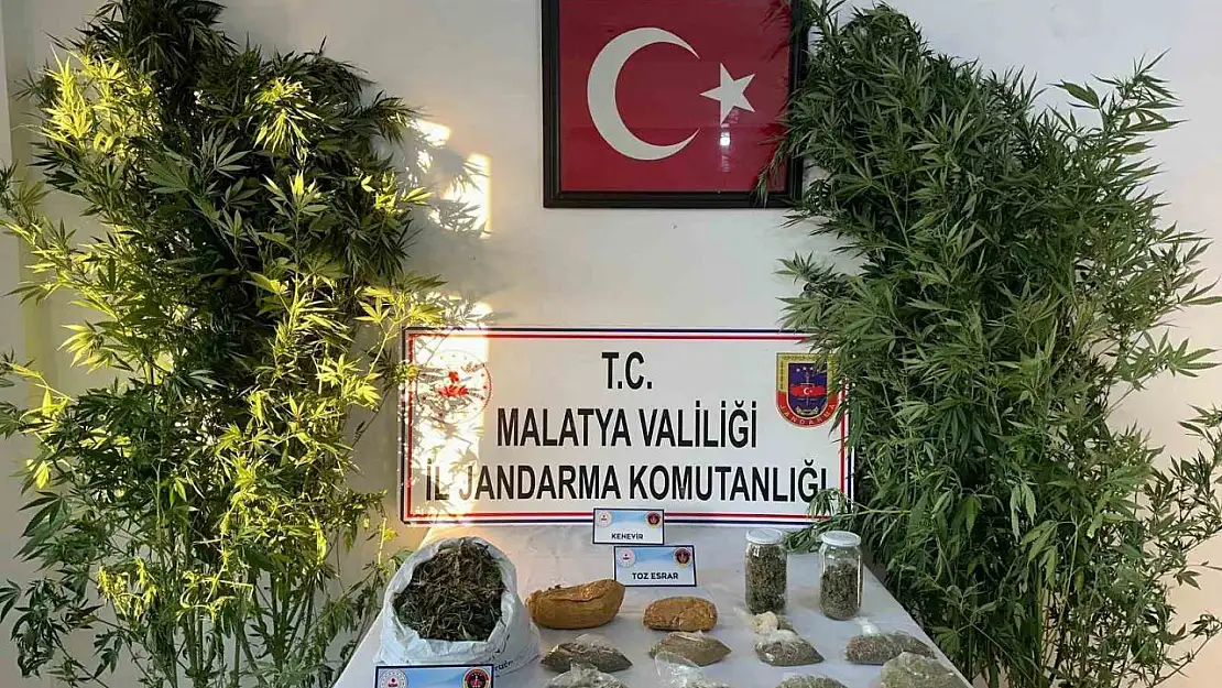 Malatya'da uyuşturucu operasyonu