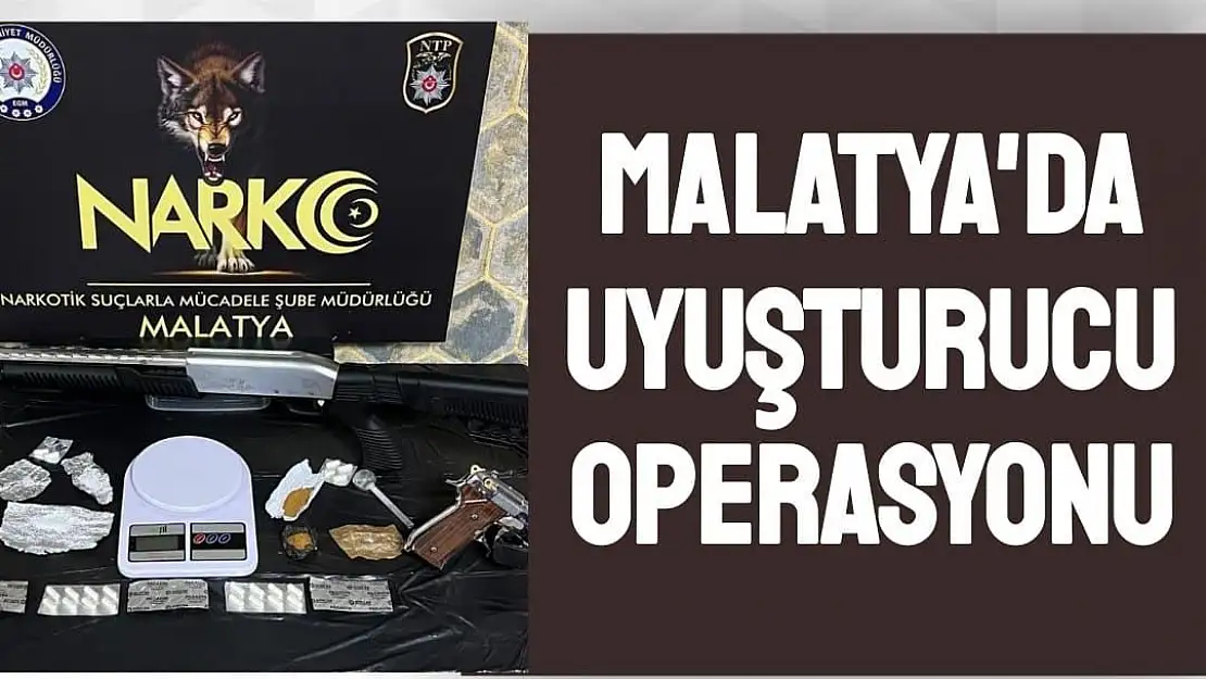 Malatya´da uyuşturucu operasyonu