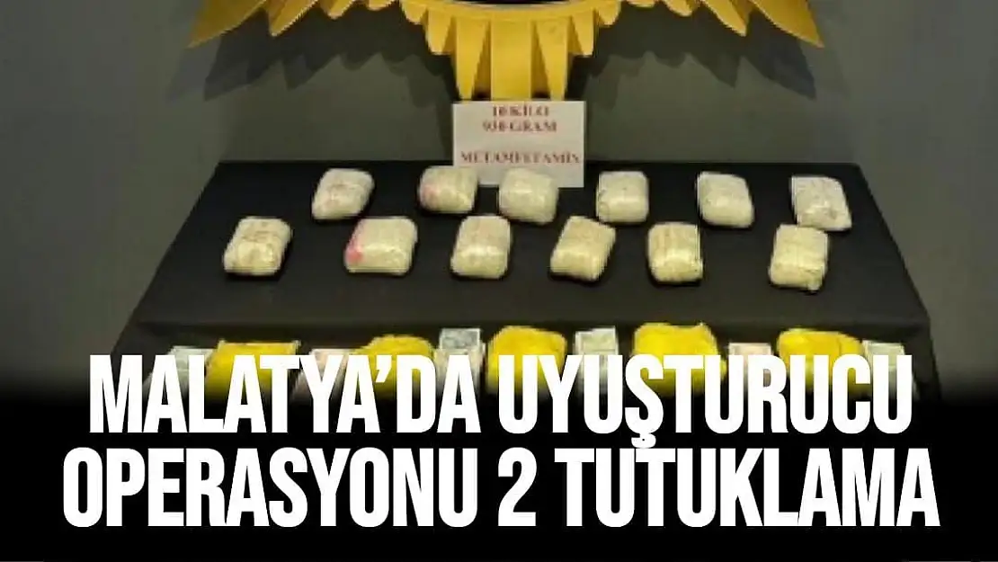 Malatya´da uyuşturucu operasyonu: 2 tutuklama